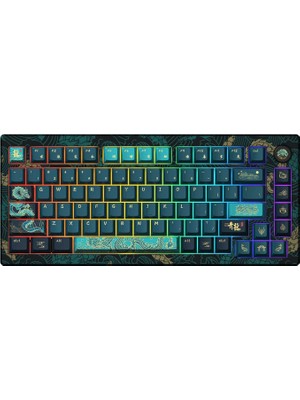 Akko Mod 007 V3 He Year Of Dragon Hall Effect Astrolink Manyetik Switch Rgb Mekanik Gaming Klavye