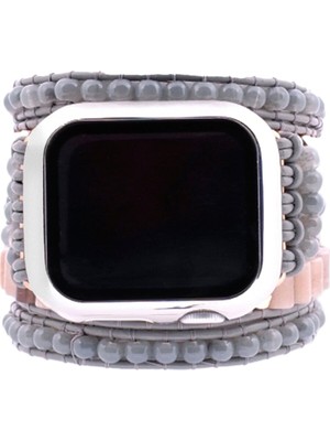 Gwelry Sunstone Wrap 42/49 mm Apple Watch Uyumlu Kadın Akıllı Saat Kordon