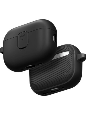Uniq Airpods Pro 3 Clyde Kilitli Siyah Airpods Kılıfı
