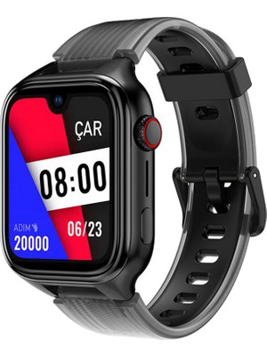 Ttec Kidi Pro Amoled Ekranlı Gps 4g Sim Kartlı Siyah Akıllı Çocuk Saati 2KSW03