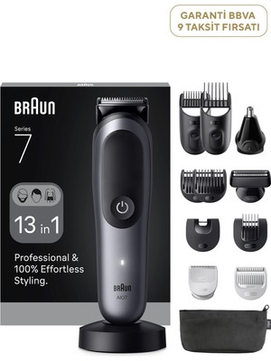 Braun Hepsi Bir Arada Series 7 Islak ve Kuru 13'ü 1 Arada Tıraş Kiti AIO7560