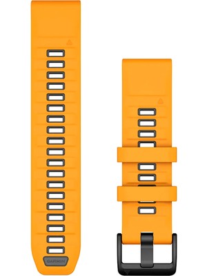 Garmin Quickfit Turuncu Grafit 22 mm Akıllı Saat Kordon