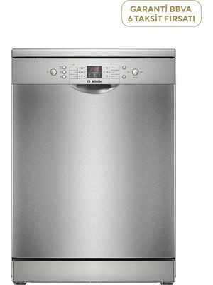 Bosch SMS26DI00T Serie 2 Inox 6 Programlı Bulaşık Makinesi
