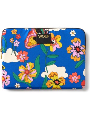 Wouf Happyland Desenli Mavi iPad Kılıfı