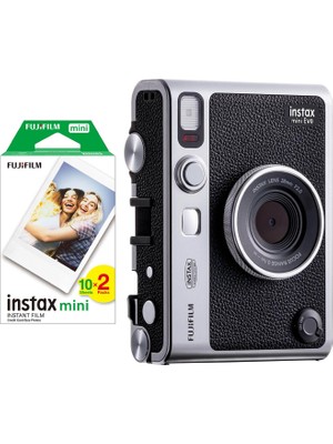 Fujifilm Instax Mini Evo Siyah Fotoğraf Makinesi + 20'li Film