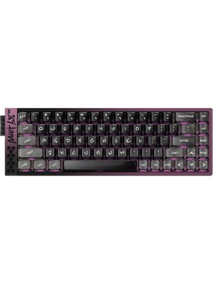 Iqunix MEET68 Ultra Midnight Purple %65 Omega Manyetik Switch 8k Hz Hall Effect Hotswap Rgb Ingilizce Mekanik Gaming Klavye