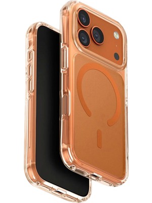 Uniq Lifepro Xtreme iPhone 17 Pro Max Turuncu Magsafe Uyumlu Telefon Kılıfı