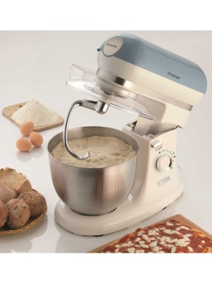 Ariete Vintage 1200 W Mavi Mutfak Şefi 5.5 Lt