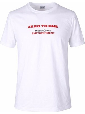 Trender To One Erkek O Yaka T-Shirt Zero Beyaz