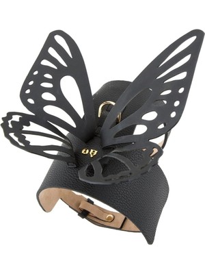 Moshiqa Butterfly Deri Köpek Göğüs Tasması