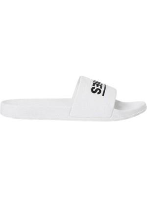 Jack & Jones Jfwollıe Slıder Ln Erkek Terlik 12236477 White