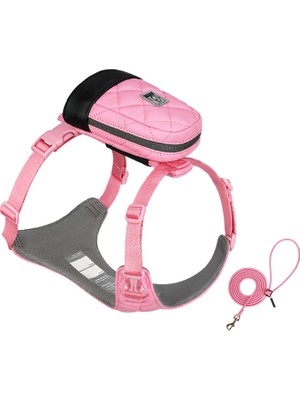 True Love Bio-Based Pembe Köpek Tasma Seti