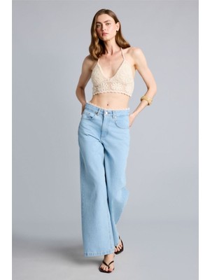 Defacto Kadın Jean Pantolon H8498AX/NM39 Lt.blue