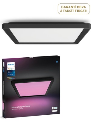 Philips Hue Tento Wca Siyah Slim Kare Tavan Paneli 40 x 40 cm