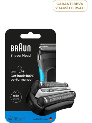 Braun Series 3+ Elektrikli Tıraş Makinesi Yedek Başlığı 32B