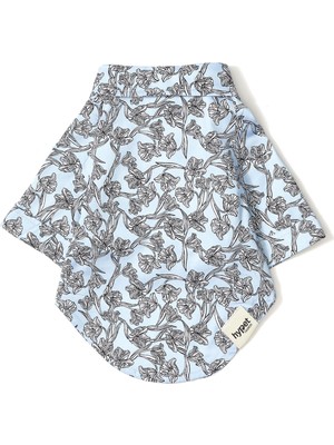Hypet Fashion Tulip Pamuklu Mavi Köpek Gömlek