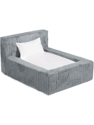 Sancaklı Design Puppis Harigariga Gri Küçük Boy Köpek Yatağı