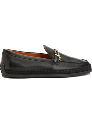 Tod's Siyah Kadın Deri Loafer