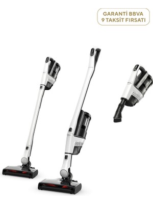 Miele Triflex Hx3 Beyaz Şarjlı Dikey Süpürge