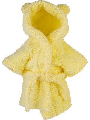 Moshiqa Baby Chick Sarı Köpek Bornozu