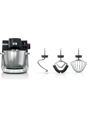 Bosch MUMS6ZS00 Serie 6 Siyah Fırçalanmış Çelik Mutfak Makinesi 1600 W