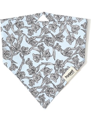 Hypet Fashion Tulip Pamuklu Mavi Köpek Bandana