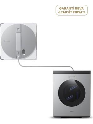 Ecovacs Winbot W3 Omni Vortex Yıkamalı Akıllı Istasyon Cam Silme Robotu