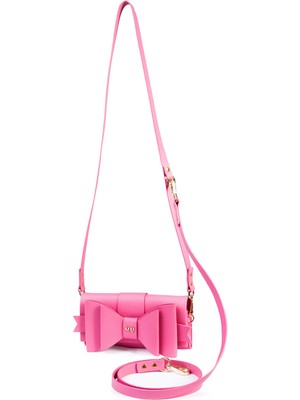 Moshiqa Love Keeper Handsfree Pembe Deri Köpek Gezdirme Kayışı