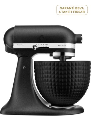 KitchenAid Artisan Siyah Stand Mikser ve Seramik Kase 4,7 Lt 5KSM156CX