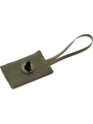 Zoe Pet Atelier Haki Deri Kanvas Köpek Ihtiyaç Çantası