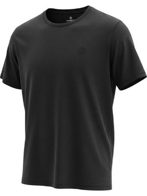 MB CT102 C Nk T-Sh 6fx Lumberjack Erkek T-Shirt A102064379 Sıyah