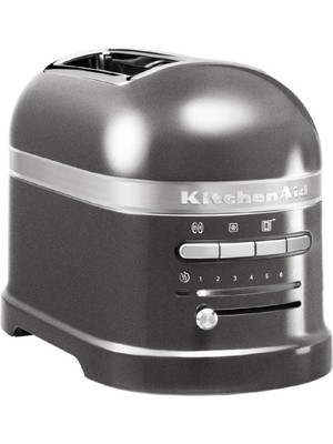 KitchenAid 5KMT2204 4 Dilim Isı Ayarlı Artisan Medallion Silver Ekmek Kızartma Makinesi