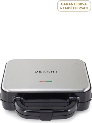 Dexart Quicksnack Waffle ve Tost Makinesi K-803