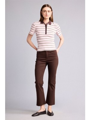 Defacto Kadın Jean Pantolon H8501AX/BN336 Brown