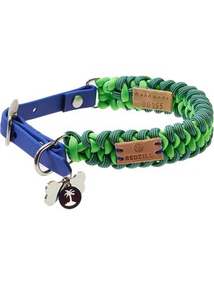 Redzill Neon Spiral Paracord Köpek Boyun Tasması Small 28-33 cm