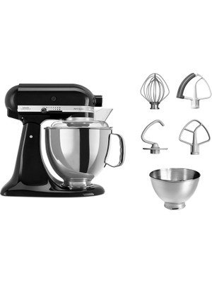 KitchenAid 5KSM175PS Artisan Onyx Black 4,8 L Stand Mikser