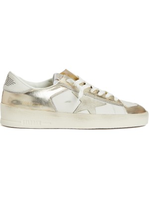 Golden Goose Beyaz Gold Kadın Deri Sneaker