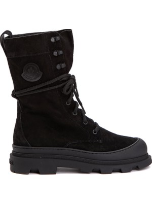 Moncler Vera Siyah Kadın Süet Bot