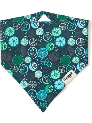 Hypet Fashion Lime Pamuklu Yeşil Köpek Bandana