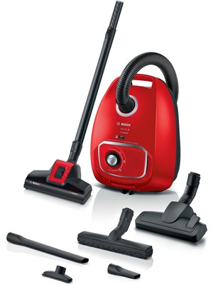 Bosch BGL41PET2H Serie 4 Proanimal Kırmızı Toz Torbalı Süpürge
