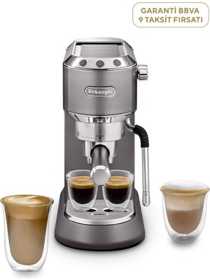 DeLonghi Dedica Gri Manuel Espresso Kahve Makinesi EC885.GY