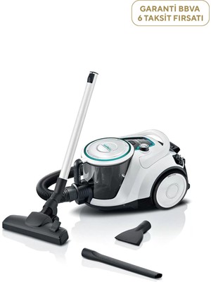 Bosch Serie 6 BGS41HYG1 Beyaz Pro Hygienic Toz Torbasız Süpürge