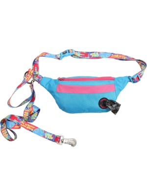 Pawlook Handsfree Mavi Çantalı Köpek Gezdirme Kayışı