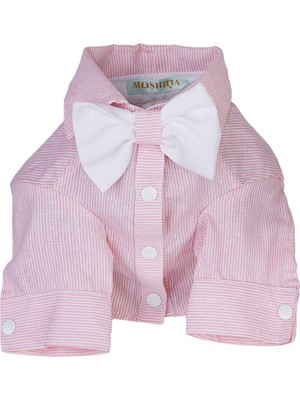 Moshiqa Splash Berry Pembe Kedi Gömleği