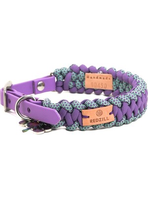 Redzill Paloma Paracord Lila Köpek Tasması