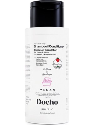 Docho Delicate Hassas Derili Yavru Kedi Köpek Şampuan ve Kremi 300 ml