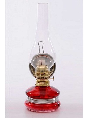 Maison Luré Büyük Kırmızı Gaz Lambası, Retro ve Çekici Tasarım Masa ve Gece Lambası