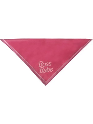 Moshiqa Boss Babe Pembe Köpek Bandana