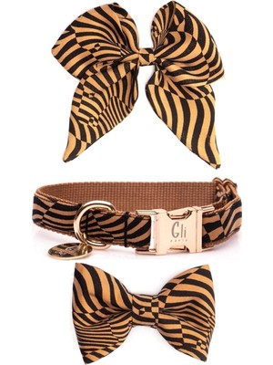 Gliparis Zebra Desenli Karamel Dog Mom 3'lü Set