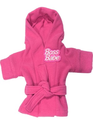 Moshiqa Boss Babe Pembe Kedi Bornozu